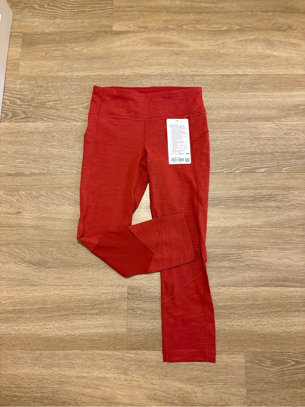NWT Lululemon Pace Rival Crop 22"